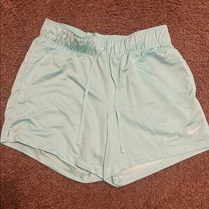 Nike Women's Pastel Blue Athletic Shorts